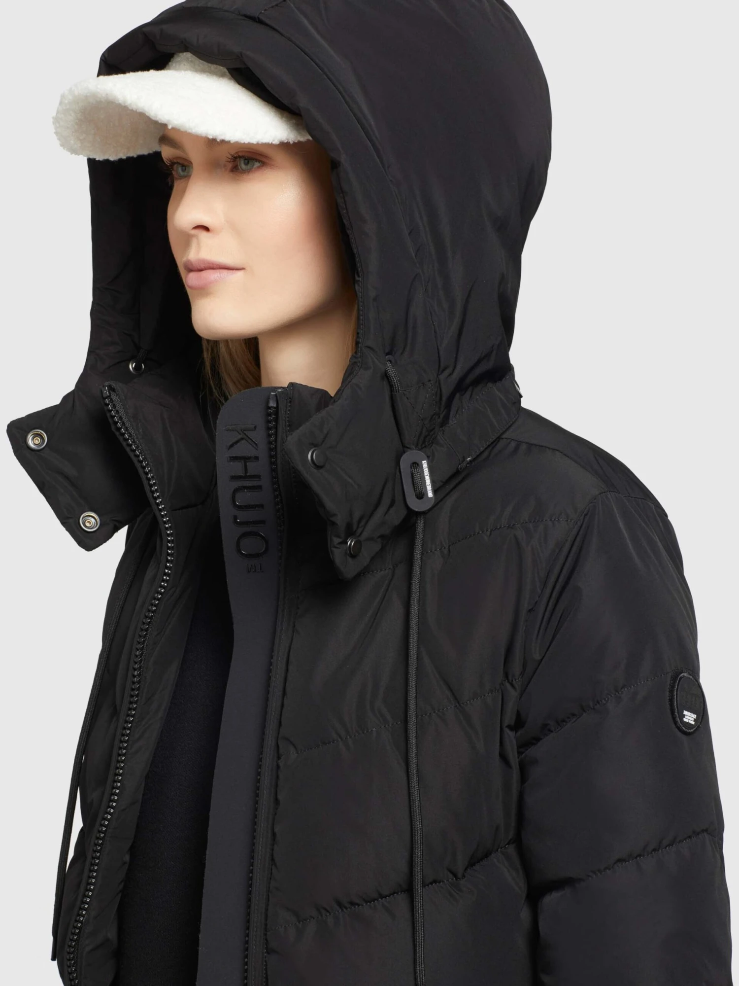 Khujo Manteaux Dhiver Manteau D’hiver Huba Femme Noir 9 Khujo Manteaux Dhiver Manteau D’hiver Huba Femme Noir – Image 7