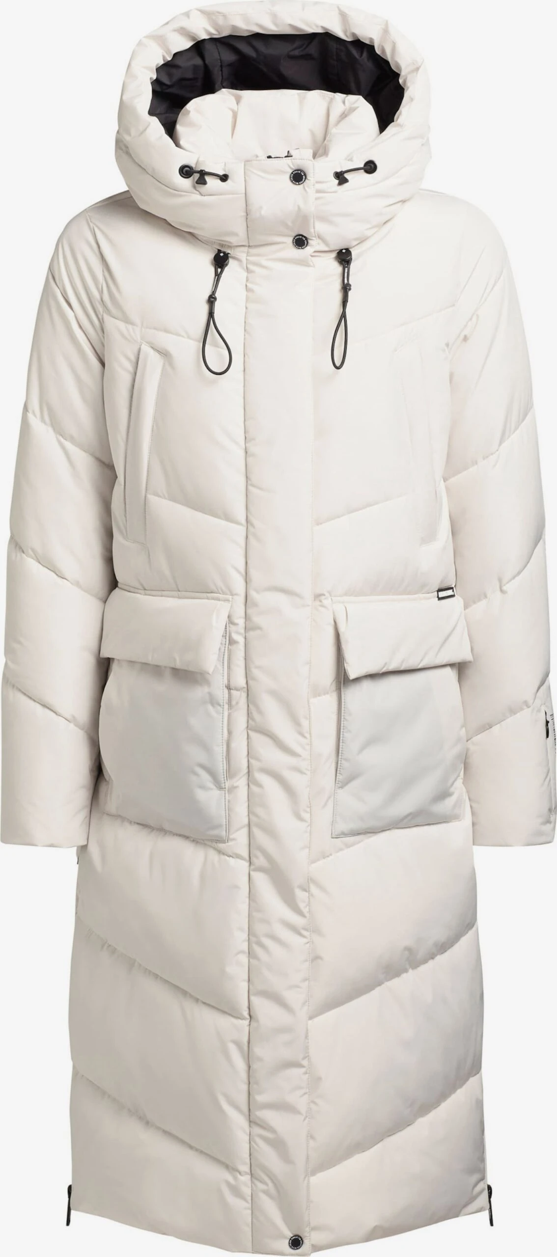 Khujo Manteaux Dhiver Manteau D’hiver Elvita Femme Blanc Cassé 3 Khujo Manteaux Dhiver Manteau D’hiver Elvita Femme Blanc Cassé