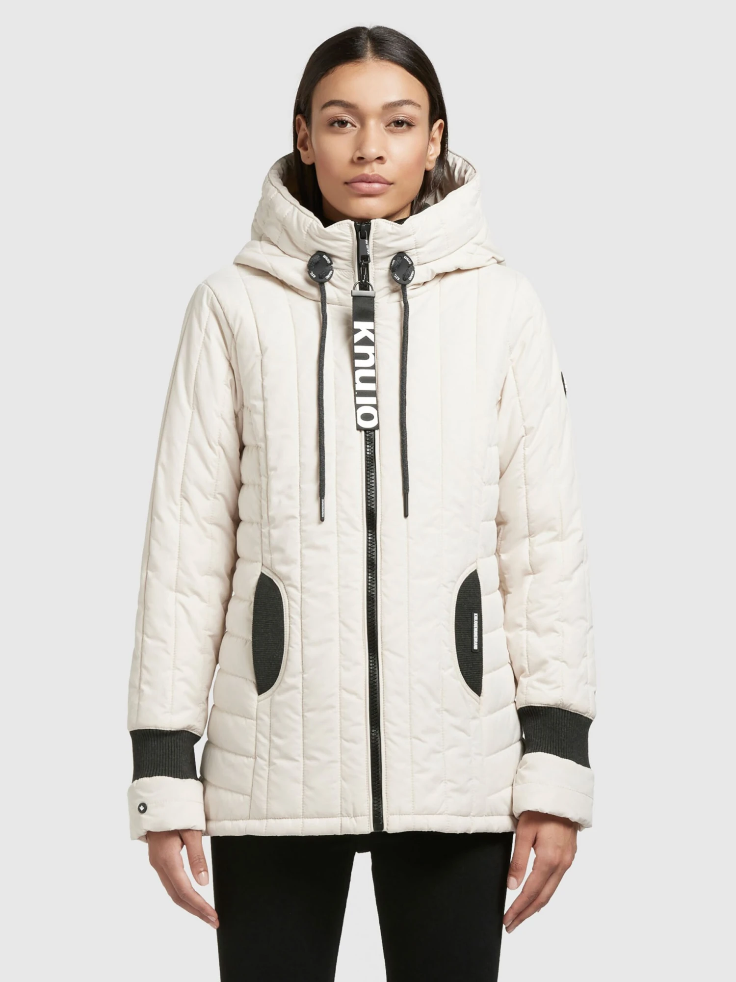 Khujo Vestes De Mi-saison Veste Mi-saison Tweety Femme Blanc Cassé 4 Khujo Vestes De Mi-saison Veste Mi-saison Tweety Femme Blanc Cassé – Image 2