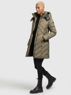 Khujo Manteaux De Mi-saison Manteau Mi-saison Aneth Femme Kaki 15 Khujo Manteaux De Mi-saison Manteau Mi-saison Aneth Femme Kaki -Khujo Soldes Magasin dc23bc1f98ea2564ce9231916b785475