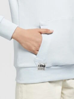 Khujo Sweats à Capuche Sweat-shirt Rhabea Femme Bleu Clair -Khujo Soldes Magasin ddd3510d24aedaa1fec0eb0543946a97