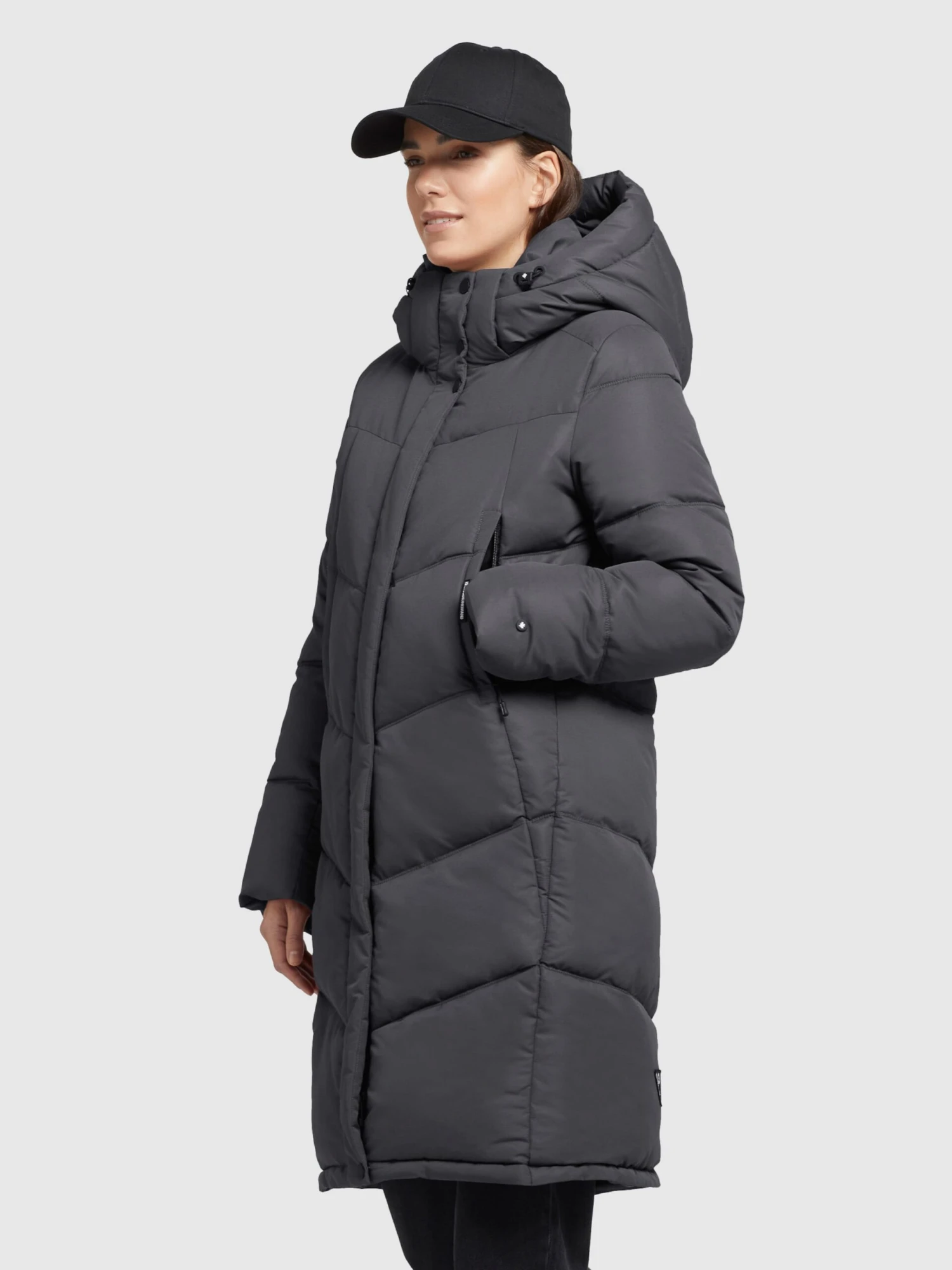 Khujo Manteaux Dhiver Manteau D’hiver Limetta Femme Graphite 7 Khujo Manteaux Dhiver Manteau D’hiver Limetta Femme Graphite – Image 5