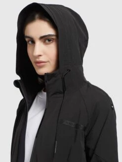 Khujo Parkas Parka Mi-saison Femme Noir -Khujo Soldes Magasin dfbf867b5acad7f11ddf0708e9a4acc3