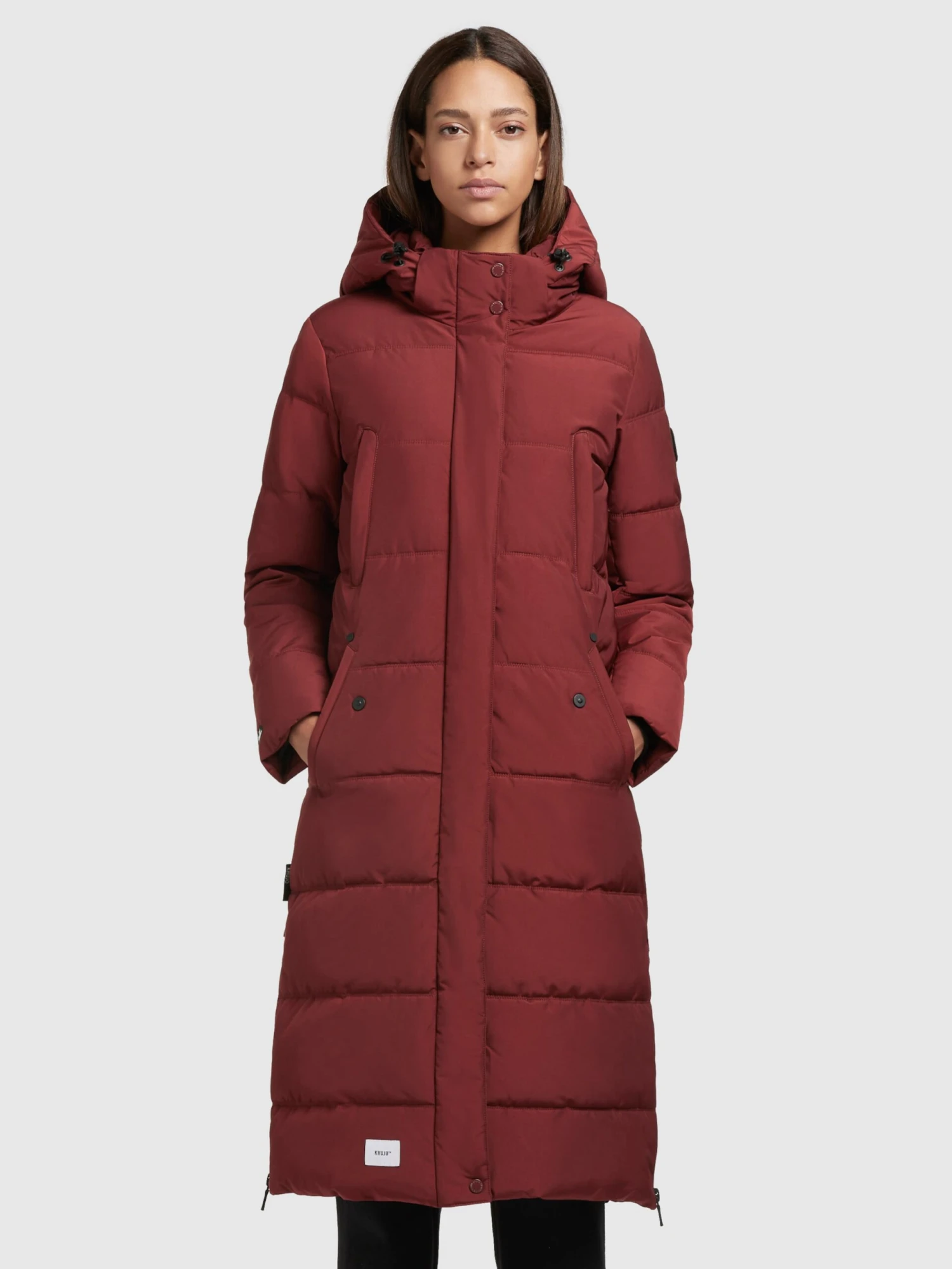 Khujo Manteaux Dhiver Manteau D’hiver Kleo Femme Rouge 4 Khujo Manteaux Dhiver Manteau D’hiver Kleo Femme Rouge – Image 2