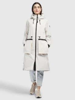 Khujo Manteaux De Mi-saison Manteau Mi-saison Paxi Femme Blanc -Khujo Soldes Magasin e0fd1a28c77a4698d62721b36a6d2b4c