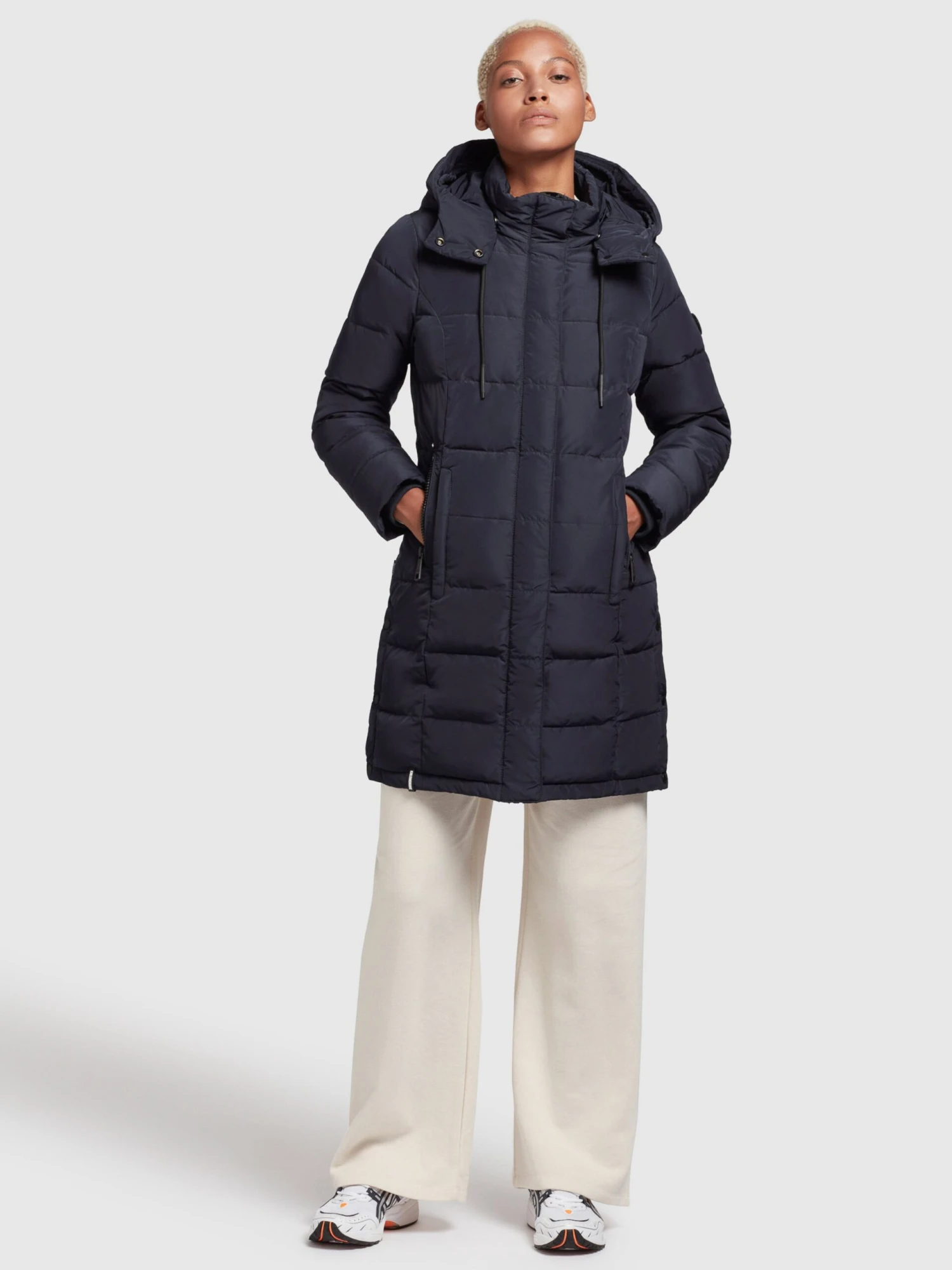 Khujo Manteaux Courts Manteau D’hiver Cups Femme Marine 8 Khujo Manteaux Courts Manteau D’hiver Cups Femme Marine – Image 6