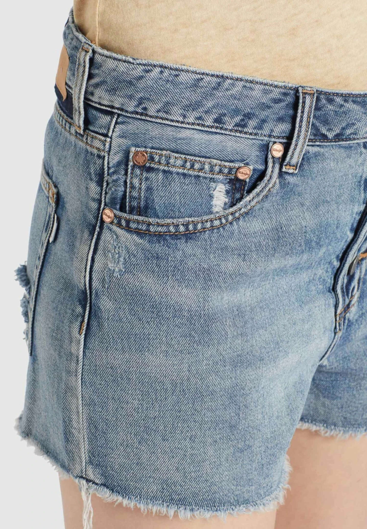Khujo Shorts En Jean Loosefit Jean Anouk Femme Bleu 9 Khujo Shorts En Jean Loosefit Jean Anouk Femme Bleu – Image 7