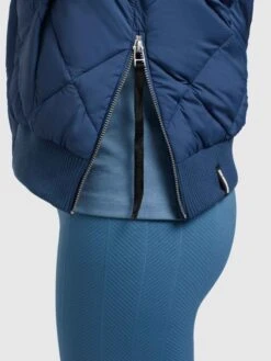 Khujo Vestes De Mi-saison Veste Mi-saison Leona Femme Bleu -Khujo Soldes Magasin e293bdfe7e965e62e23b287533366d33