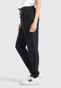 Khujo Pantalons En Toile Regular Pantalon Svetjana Femme Gris Foncé -Khujo Soldes Magasin e41628e5acc9b296e06b8a6e097c878f