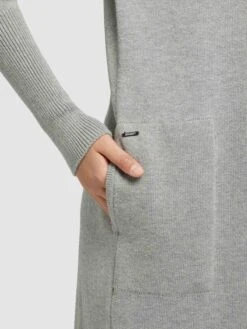 Khujo Gilets Cardigan Elina Femme Gris -Khujo Soldes Magasin e434033688fdd4787293854d71ea914b