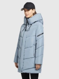 Khujo Vestes Dhiver Veste D’hiver Jordis 4 Femme Bleu Clair -Khujo Soldes Magasin e4f11983c42297a80c43b9f43ddc0911