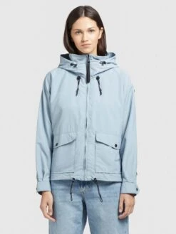Khujo Vestes De Mi-saison Veste Mi-saison BLAIR Femme Bleu Clair -Khujo Soldes Magasin e648f39756b1a0af0974317982d3f53a