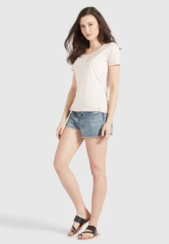 Khujo T-shirts T-shirt Pergola Femme Rose -Khujo Soldes Magasin e6da70631ddd153fab102f559a7127a2