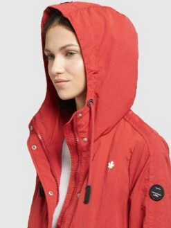 Khujo Vestes De Mi-saison Veste Mi-saison ZAHIRA3 Femme Rouge -Khujo Soldes Magasin e774b37bd51e7d0e612ed49767b7cc26
