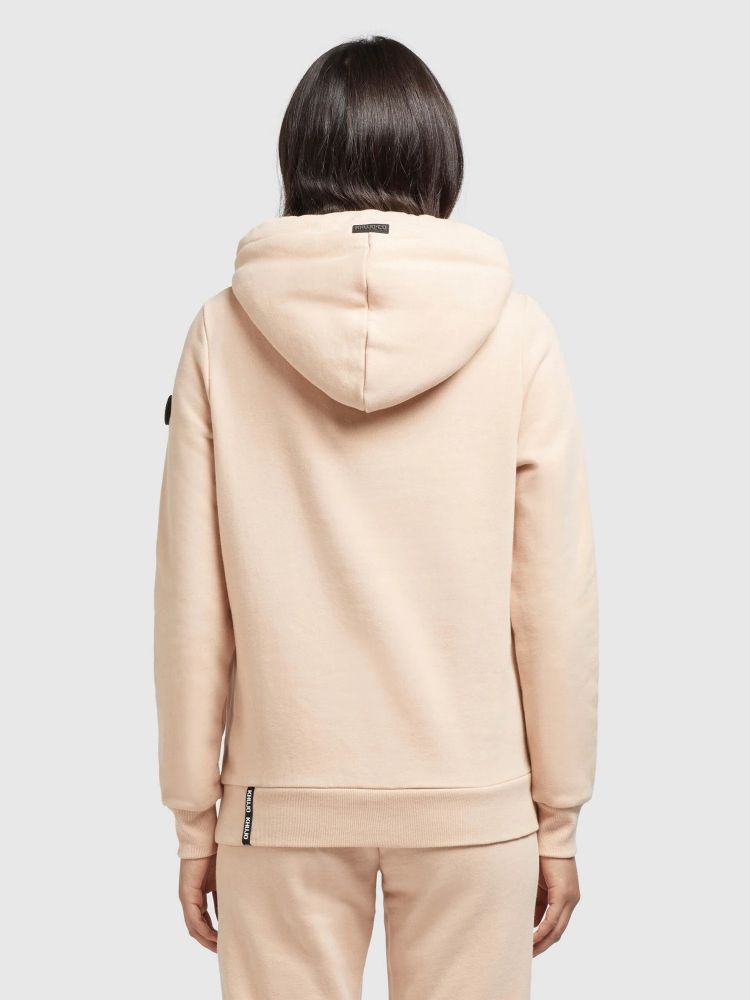 Khujo Sweats à Capuche Sweat-shirt Karima Femme Abricot 6 Khujo Sweats à Capuche Sweat-shirt Karima Femme Abricot – Image 4