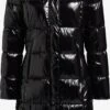 Khujo Manteaux Dhiver Manteau D’hiver Tonka Femme Noir