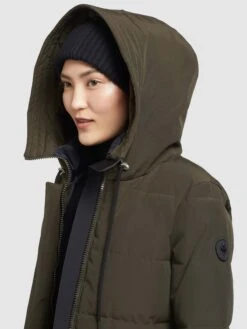 Khujo Manteaux Courts Manteau D’hiver Mats Femme Vert Foncé -Khujo Soldes Magasin e93abfbabbeec7fb9397732d6046c073