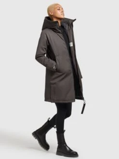 Khujo Manteaux De Mi-saison Manteau Mi-saison LISAD Femme Gris Foncé 15 Khujo Manteaux De Mi-saison Manteau Mi-saison LISAD Femme Gris Foncé -Khujo Soldes Magasin e9cc25c2339f7e3960eb9a8c8fd467be