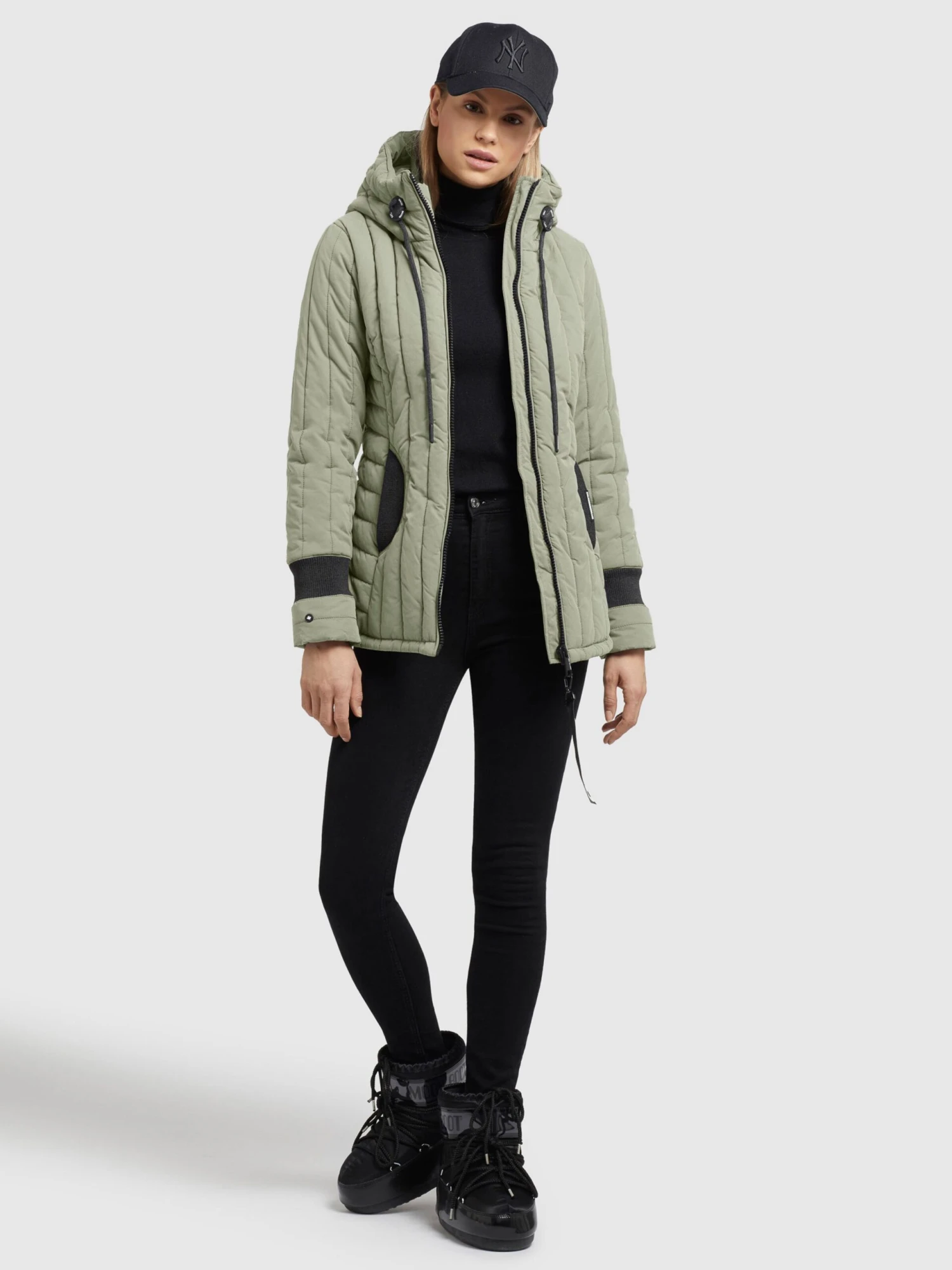 Khujo Vestes De Mi-saison Veste Mi-saison Tweety Femme Vert Pastel 8 Khujo Vestes De Mi-saison Veste Mi-saison Tweety Femme Vert Pastel – Image 6