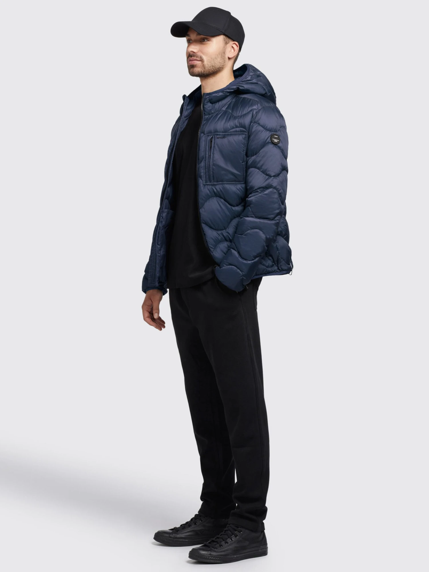 Khujo Vestes De Mi-saison Veste Mi-saison Remo Homme Bleu Foncé 8 Khujo Vestes De Mi-saison Veste Mi-saison Remo Homme Bleu Foncé – Image 6