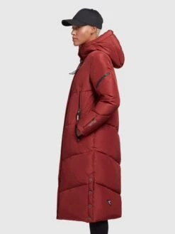 Khujo Manteaux De Mi-saison Manteau Mi-saison Femme Rouge Foncé -Khujo Soldes Magasin ed424e8bb8f3c38865457684731e9483