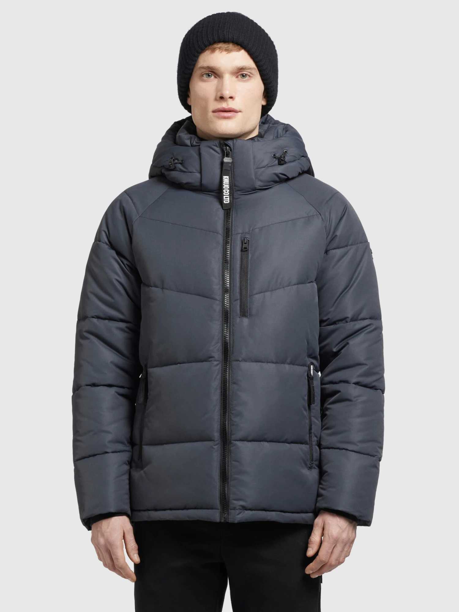 Khujo Vestes Dhiver Veste D’hiver Croon Homme Bleu-gris 4 Khujo Vestes Dhiver Veste D’hiver Croon Homme Bleu-gris – Image 2