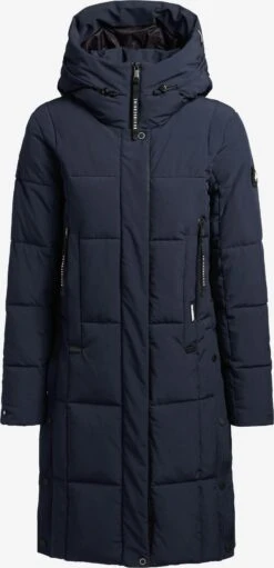 Khujo Manteaux De Mi-saison Manteau Mi-saison Namita Femme Bleu Marine