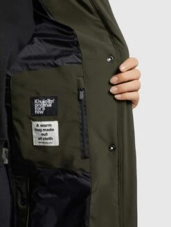 Khujo Manteaux De Mi-saison Manteau Mi-saison Namita Femme Vert Foncé -Khujo Soldes Magasin f12c6eee1bb857a90f14404db6abe248