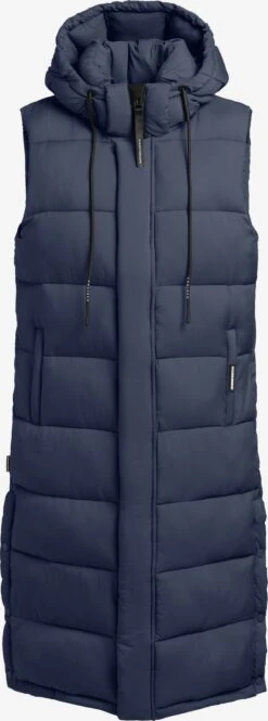 Khujo Vestes Sans Manches Gilet Tourin Femme Marine