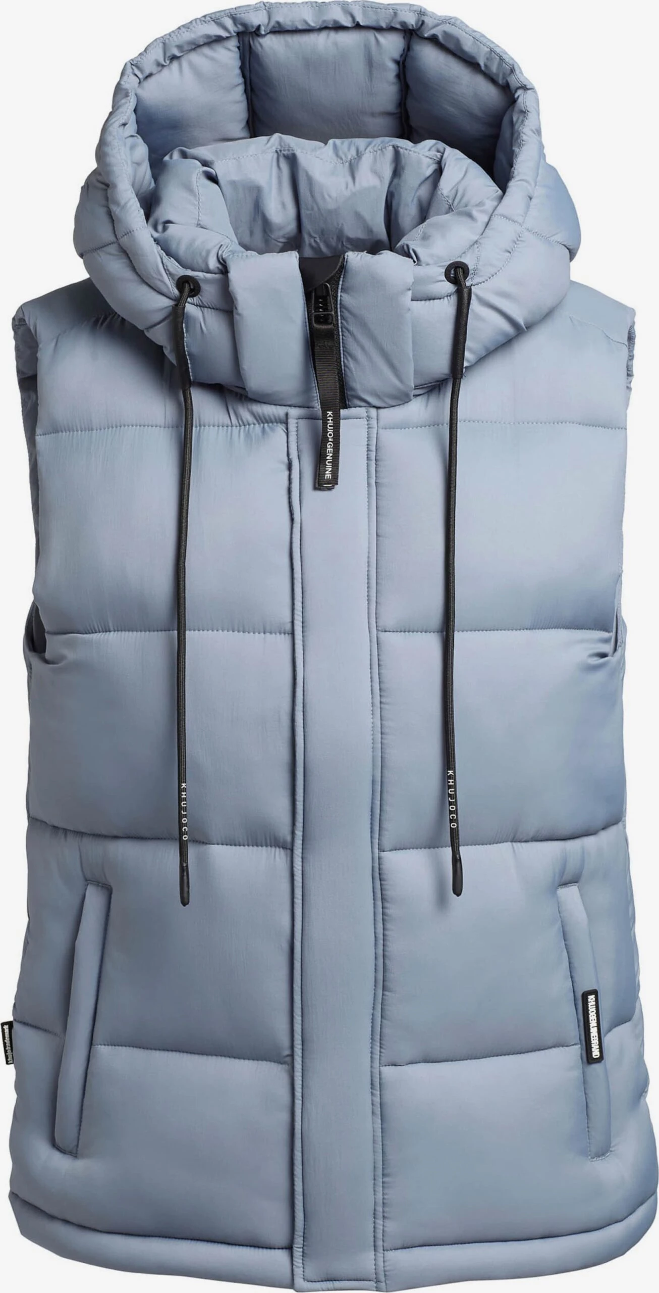 Khujo Vestes Sans Manches Gilet Eden Femme Bleu Clair 3 Khujo Vestes Sans Manches Gilet Eden Femme Bleu Clair