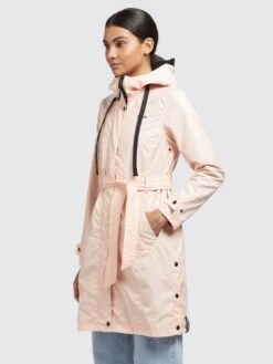 Khujo Manteaux De Pluie Manteau Mi-saison ALECIA Femme Abricot -Khujo Soldes Magasin f3f5ddba227ddd422f301331c3321f20