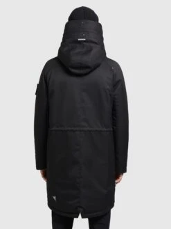 Khujo Manteaux Dhiver Manteau D’hiver Tuck Homme Noir -Khujo Soldes Magasin f507eb42c658b918d76fa012e06ab65b