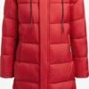 Khujo Manteaux Dhiver Manteau D’hiver Julina Femme Rouge