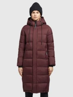 Khujo Manteaux Dhiver Manteau D’hiver Julina Femme Rouge Foncé -Khujo Soldes Magasin f5f90b2c8e36fc1dc6961dc215829f2b