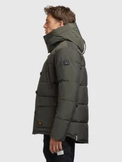Khujo Vestes Dhiver Veste D’hiver Primero Homme Kaki -Khujo Soldes Magasin f6e45e404348888d33f099e7b08b63be