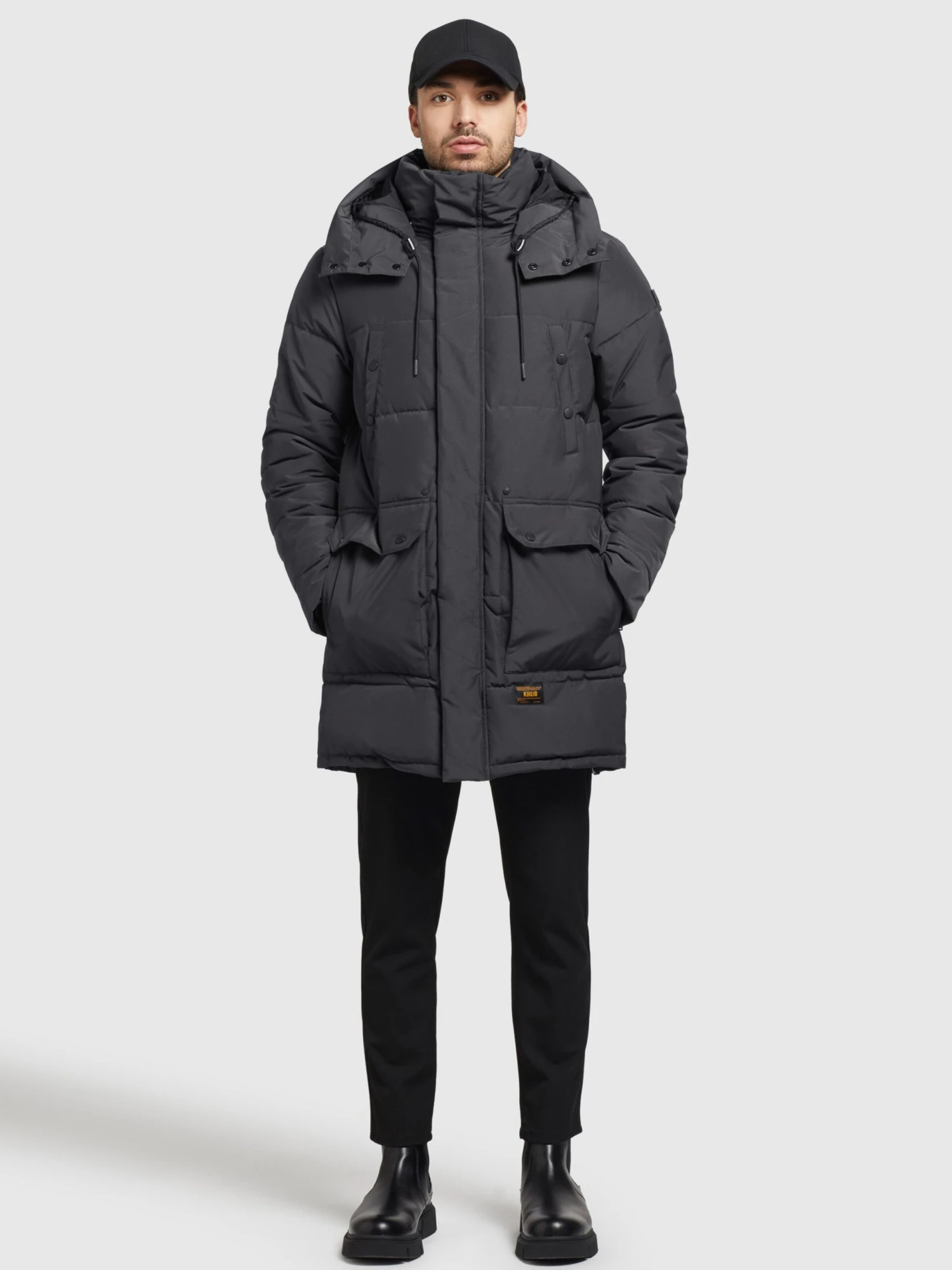 Khujo Vestes Dhiver Veste D’hiver Vivas Homme Gris Foncé 5 Khujo Vestes Dhiver Veste D’hiver Vivas Homme Gris Foncé – Image 3
