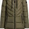 Khujo Manteaux Dhiver Manteau D’hiver MUGG Femme Olive