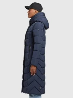 Khujo Manteaux Dhiver Manteau D’hiver Gamber Femme Bleu Foncé -Khujo Soldes Magasin facef51f1608b2657894b23b812a1aae