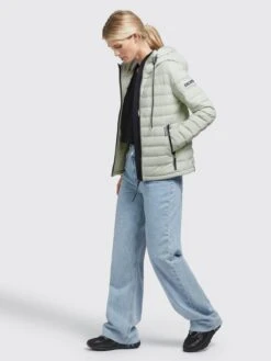 Khujo Vestes De Mi-saison Veste Mi-saison LOVINA4 Femme Vert -Khujo Soldes Magasin fb1a81794f8af55814b1ba660b2a8c0b