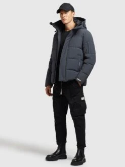 Khujo Vestes Dhiver Veste D’hiver Barat Homme Bleu-gris 12 Khujo Vestes Dhiver Veste D’hiver Barat Homme Bleu-gris -Khujo Soldes Magasin fcfe13408acca0653f089e84af0d902e