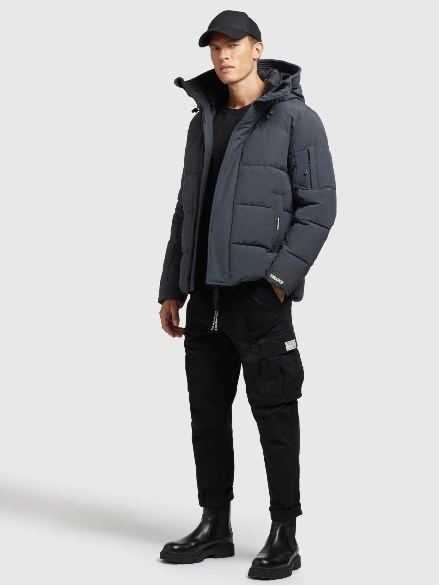 Khujo Vestes Dhiver Veste D’hiver Barat Homme Bleu-gris 5 Khujo Vestes Dhiver Veste D’hiver Barat Homme Bleu-gris – Image 3