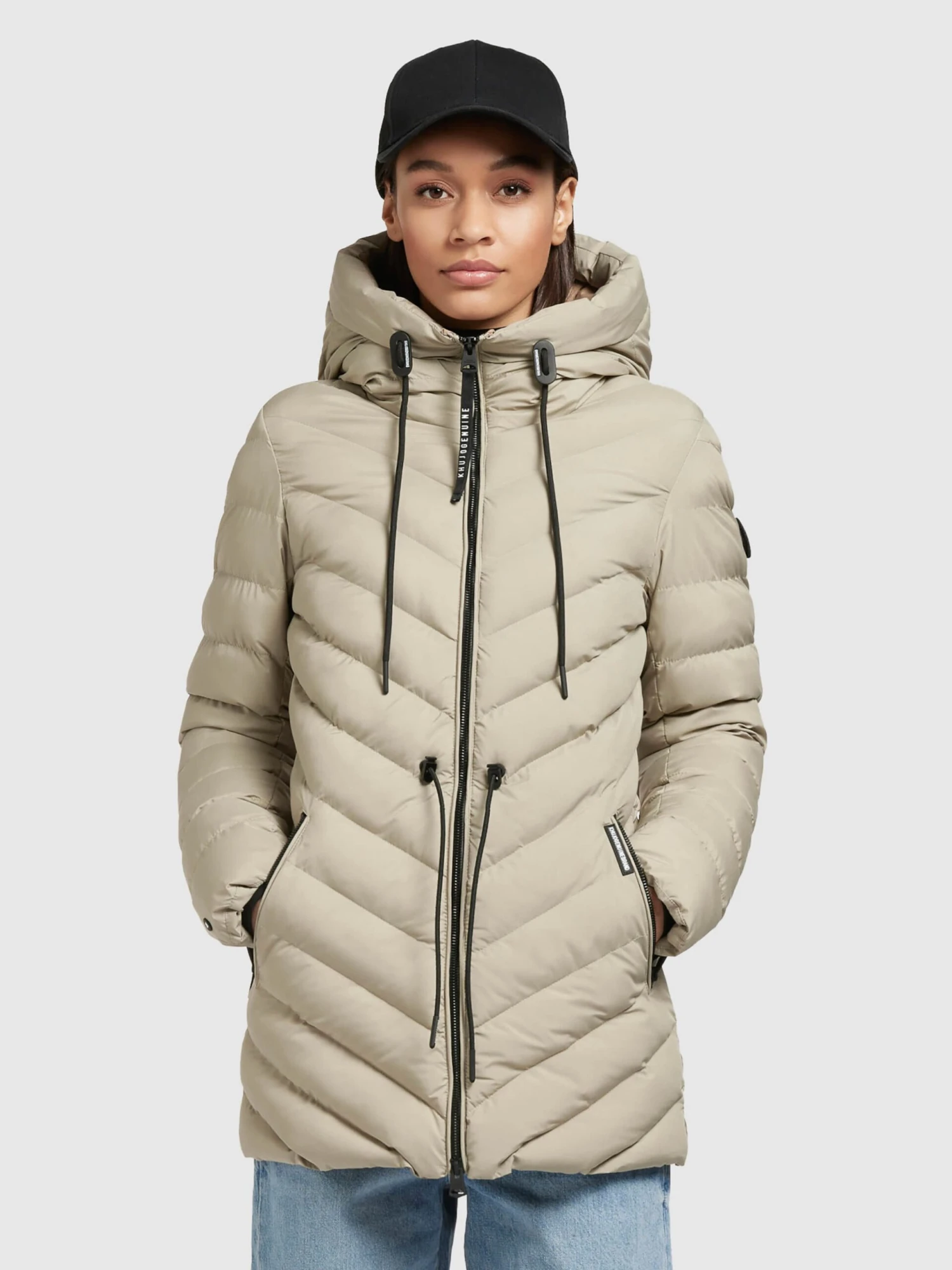 Khujo Vestes De Mi-saison Veste Mi-saison Noomi Femme Vert Pastel 4 Khujo Vestes De Mi-saison Veste Mi-saison Noomi Femme Vert Pastel – Image 2